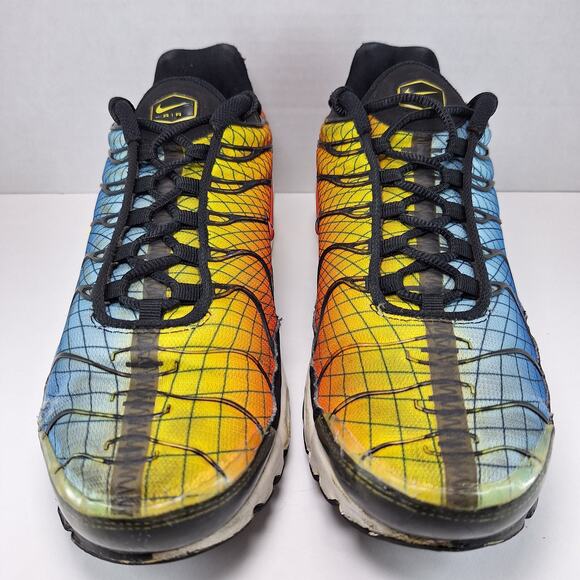 Nike Air Max Plus Greedy Multi-Color Athletic Shoes AV7021-001 Men's Size 9.5 - Picture 5 of 15